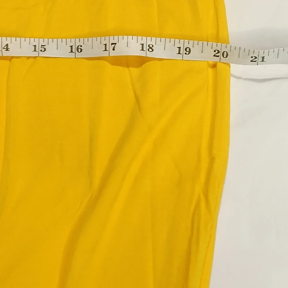 Monroe & Main Green, And Yellow‎ Maxi Pencil Skirt Ruched Casual Bundle Of 2